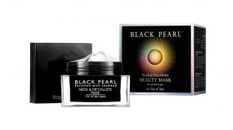 Black Pearl Neck and Décolleté Mask